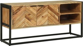 vidaXL Tv Cabinet Brown 110 x 30 x 50 cm Solid Acacia wood Vidaxl
