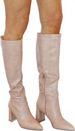 Billini Womens Charley Knee High Boots In Rose Clay