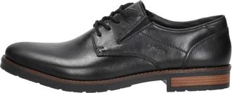 Rieker Veterschoenen Laag - Heren - Nette schoenen - Zwart - 46 EU - Schoenen