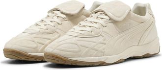 Puma Heren King su&egrave;de schoenen met ronde neus (Alpenwit)