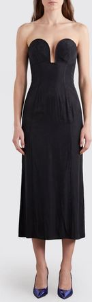 Paco Rabanne Abito midi in viscosa stretch