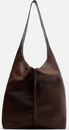 The Row Borsa a spalla Bindle Medium in pelle