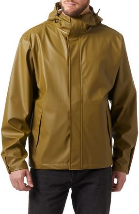 Helly Hansen Moss Waterproof Rain Jacket in Sepia at Nordstrom, Size Small