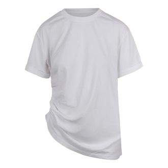 Victoria Beckham T-Shirts, female, White, XS, Asymmetric T-shirt