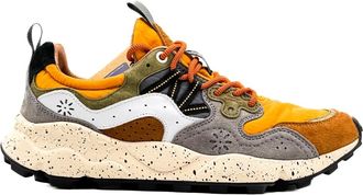 Flower Mountain Sneakers, male, Orange, 9 UK, Yamano 3 Trainers