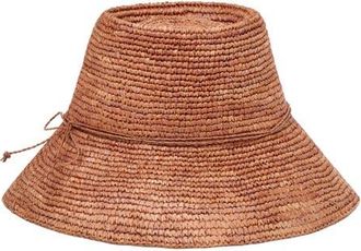 L*Space Seville Raffia Bucket Hat in Brown at Nordstrom