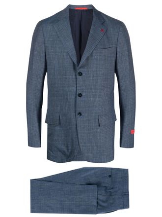 Isaia Cappotto monopetto - Blu