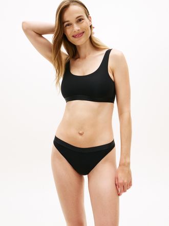 Tommy Hilfiger Bralette, Damen, Gr. XXXL (50/52), N-Gr, schwarz, Web, Obermaterial: 91% Modal, 9% Elasthan, TOMMY HILFIGER UNDERWEAR, unifarben, k&ouml;rpernah, BHs Brale