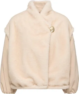 Moncler Moncler Chardonneret 2-in-1 Reversible Teddy Down Jacket, Women, White, Size: 00