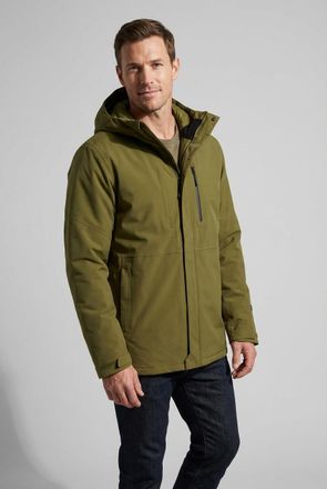 Icepeak Funktionsjacke ICEPEAK BAKERHILL, Herren, Gr. 46, olive, Obermaterial: 88% Polyester, 12% Elasthan, Jacken Funktionsjacke, wasserdicht mit 10000 mm Wa