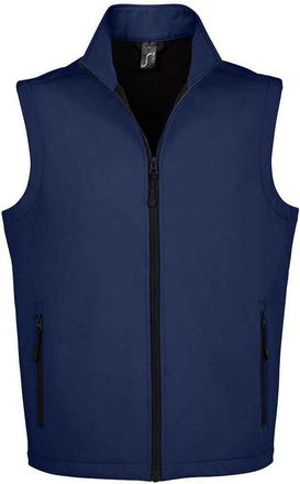 SOLS Unisex Race Softshell Gilet voor volwassenen (Franse marine)