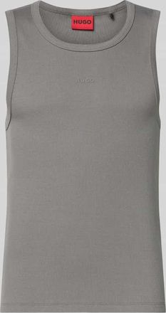 HUGO BOSS Slim Fit Tank Top aus Baumwoll-Mix Modell DAPOTA in Mittelgrau, Gr&ouml;&szlig;e XXL
