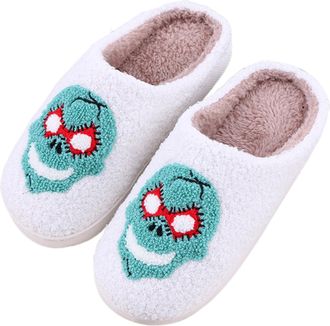 Generic Ladies Slippers Womens Cozy Halloween Themed Cartoon Couple Shoes Indoor Outdoor Comfortable Soft Warm Fuzzy Slides For Men And Women Slippers For Wom