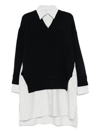Stella McCartney Stella McCartney Robe Midi à Col Ras du Cou