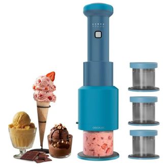 Cecotec Cecotec Heladera De Mano Gelatec Easymove. 5 Programas, Mezcla Vertical Cremosa, Helados, Sorbetes Y Bebidas En 3 Pasos