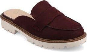 Journee Collection Miycah Lug Sole Platform Mule in Oxblood at Nordstrom Rack, Size 6.5