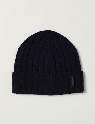 Emporio Armani Cappello a berretto in lana vergine a coste Emporio Armani
