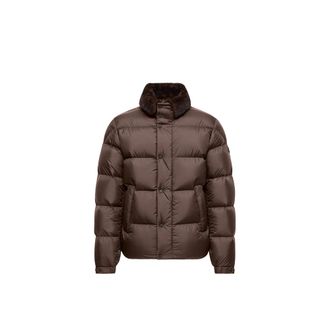 Moncler Moncler Drisfall Short Down Jacket, Men, Brown, Size: 1