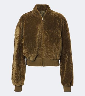 Arma Azra shearling bomber jacket