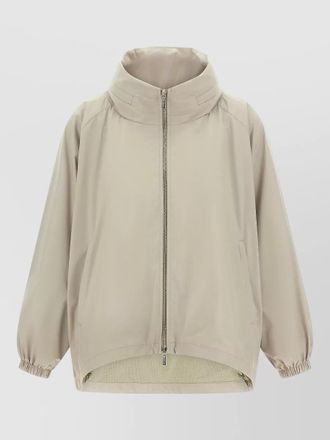 Moorer lehua jacket acqua collection high collar