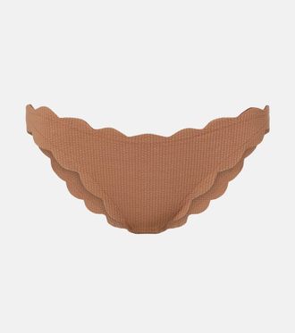 Marysia Swim Antibes scalloped bikini bottoms