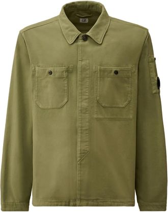 C.P. Company Giacca-camicia con tasche - Verde