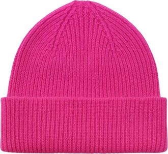 Le Bonnet Classic Beanie - Dames - Hoeden - Roze - ONE Size - Wol - Accessoires