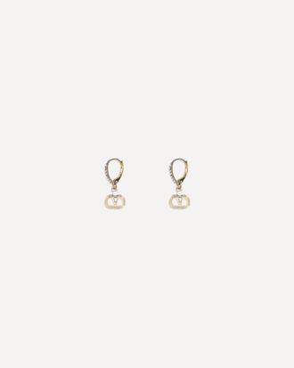 Valentino Garavani Ovalette Earrings in metal and Swarovski crystals Female UNI