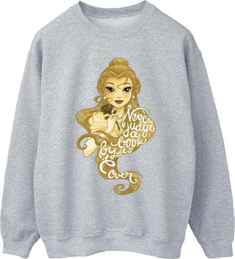 Disney Heren Beauty And The Beast Oordeel Nooit Sweatshirt (Sportgrijs)
