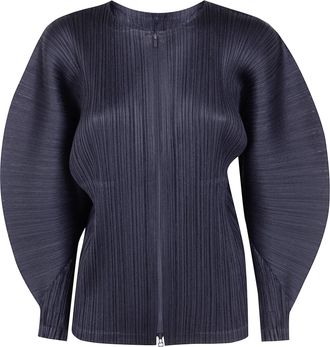 Issey Miyake Giacca In Poliestere Nera Monthly Colors: April