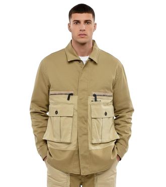 Dsquared2 Green Shirt Collar Jacket