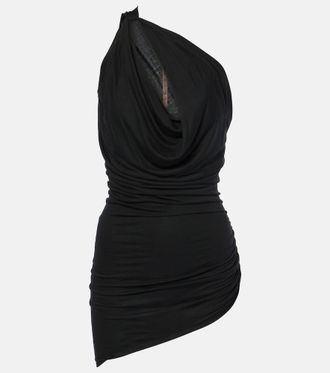 Rick Owens Draped jersey minidress