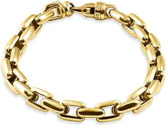 Pompeii3 Mens Wide Round Link 14k Gold (56gram) or Platinum (90gram) 9mm Bracelet 8.5