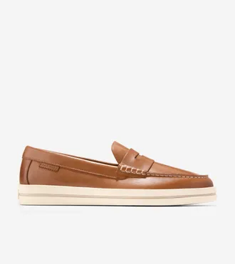 Cole Haan Mens Pinch Long-Weekender Penny Loafers - Brown Size 10.5