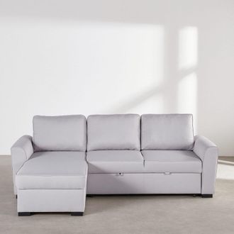 Maisons du monde Sof&aacute; cheslong cama de 3/4 plazas gris