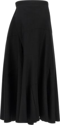 Junya Watanabe Deconstructed Wool Skirt - Black