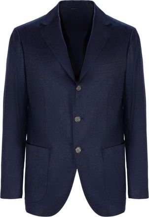 Sartorio Napoli Heren, Jassen, Blauw, Maat: M Wol