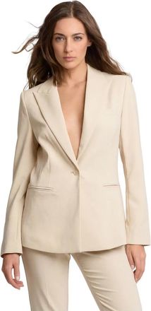 Kocca Jassen, Dames, Wit, M, Blazer voor elke gelegenheid met enkele knoop
