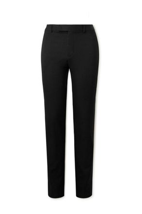 Celine Slim-Fit Straight-Leg Wool Suit Trousers