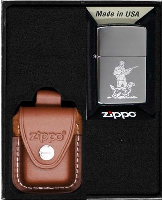 OEM Encendedor Zippo Hunter Set De Regalo N.&ordm; 2
