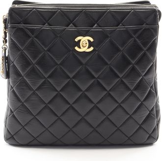 Chanel Black Leather Backpack (Pre-Owned)