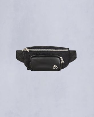 Moose Knuckles Logo Monogram Waist Bag