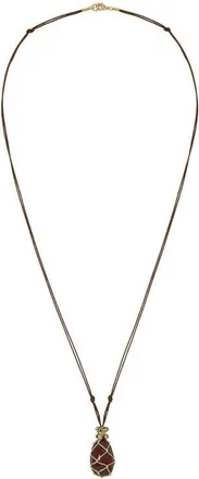 Roxanne Assoulin The Net Stone Pendant Necklace in Carnelian at Nordstrom