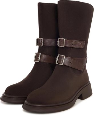 Cesare Gaspari Urban Nomad Laarzen - Bruin - Dames - Hoge Laarzen - Bruin - 38 EU - Su&egrave;de - Schoenen