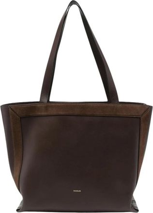 Wandler Tote Bag - Dames - Shoppers - Bruin - ONE Size - Leer - Tassen