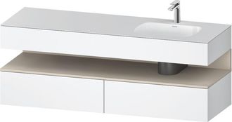 Duravit Qatego Lavabo Encastrado Con Base De Lavabo Consola, - Duravit