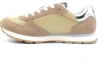 Sun 68 Ally Glitter Sneaker - Dames - Sneakers - Geel - 37 EU - Leer - Schoenen