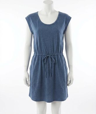 Z Supply Dayshift Denim Mini Dress In Vintage Indigo