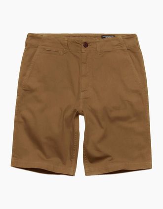 Superdry Mens Superdry Vintage Officer Chino Shorts - Sandstone - Brown - Size: 30/32