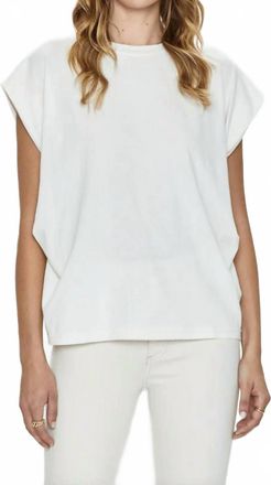 Pistola Denim Trina Muscle Tee In White Sand
